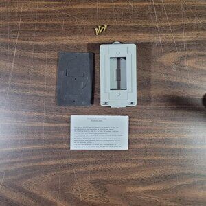 Scepter Weatherproof Outlet Cover #77785 WGF 1510 Gray Switch Spring Cover